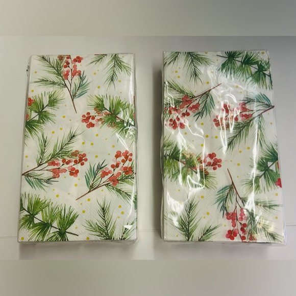 New Lady Jayne 136 Pieces Christmas Plates Napkins Guest Towels Cambodia 5 Piece - Picture 12 of 16